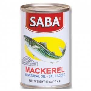 Saba Mackerel In Natural Oil White