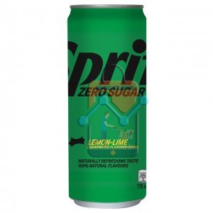Sprite No Sugar In Can (Slim) 320Ml
