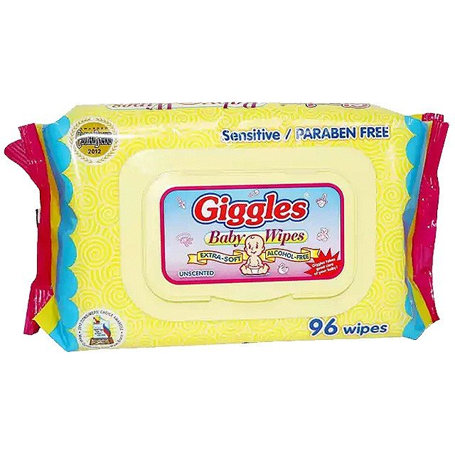 Giggles Baby Wipes Unscented