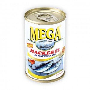 Mega Mackerel In Natural Oil Easy Open